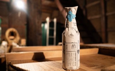 七尾の人気カフェ「ICOU」さんがフルーツビネガーで使用している「農事組合法人ラコルト能登島」さんの静置発酵醸造純米酢